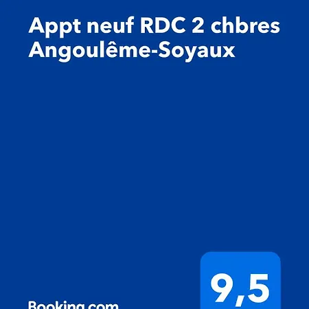 Apartment Appt Neuf Rdc 2 Chbres Angouleme-soyaux *
